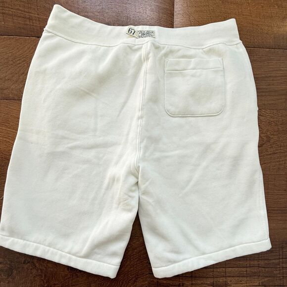 Polo Ralph Lauren Mens Fleece Shorts White 1992 Stadium Size Large NWOT - Picture 11 of 11